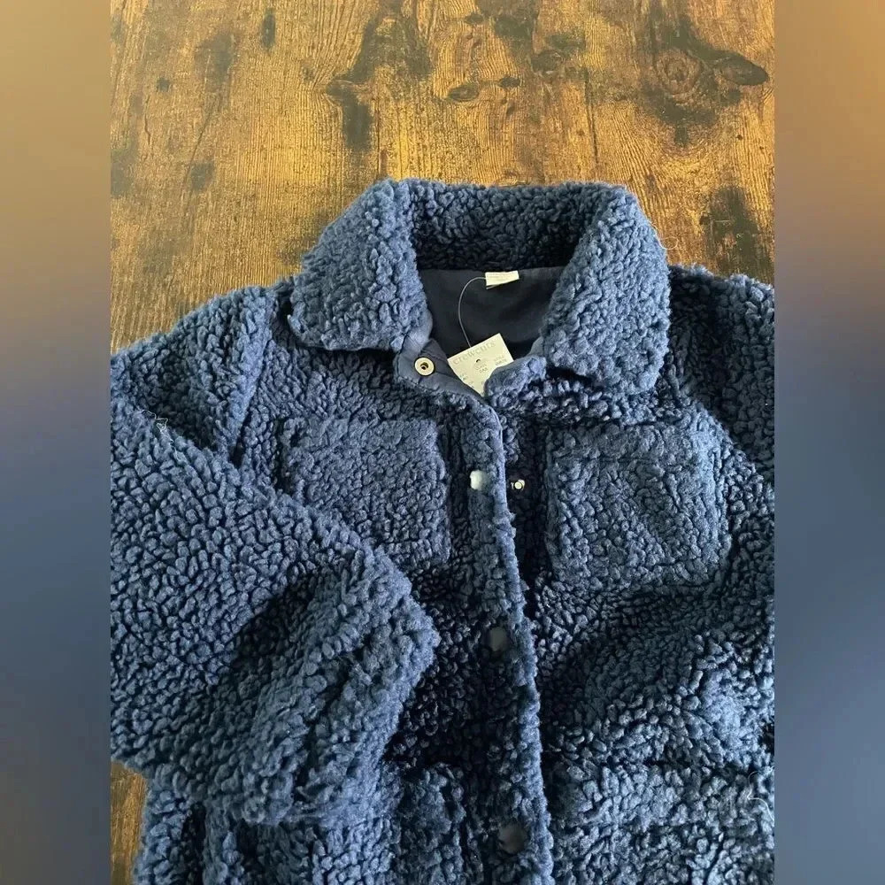 J.Crew Girls' shirt-jacket in sherpa - Picture 9 of 15